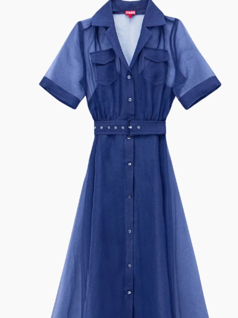 STAUD MILLIE ORGANZA MAXI DRESS SIZE 0